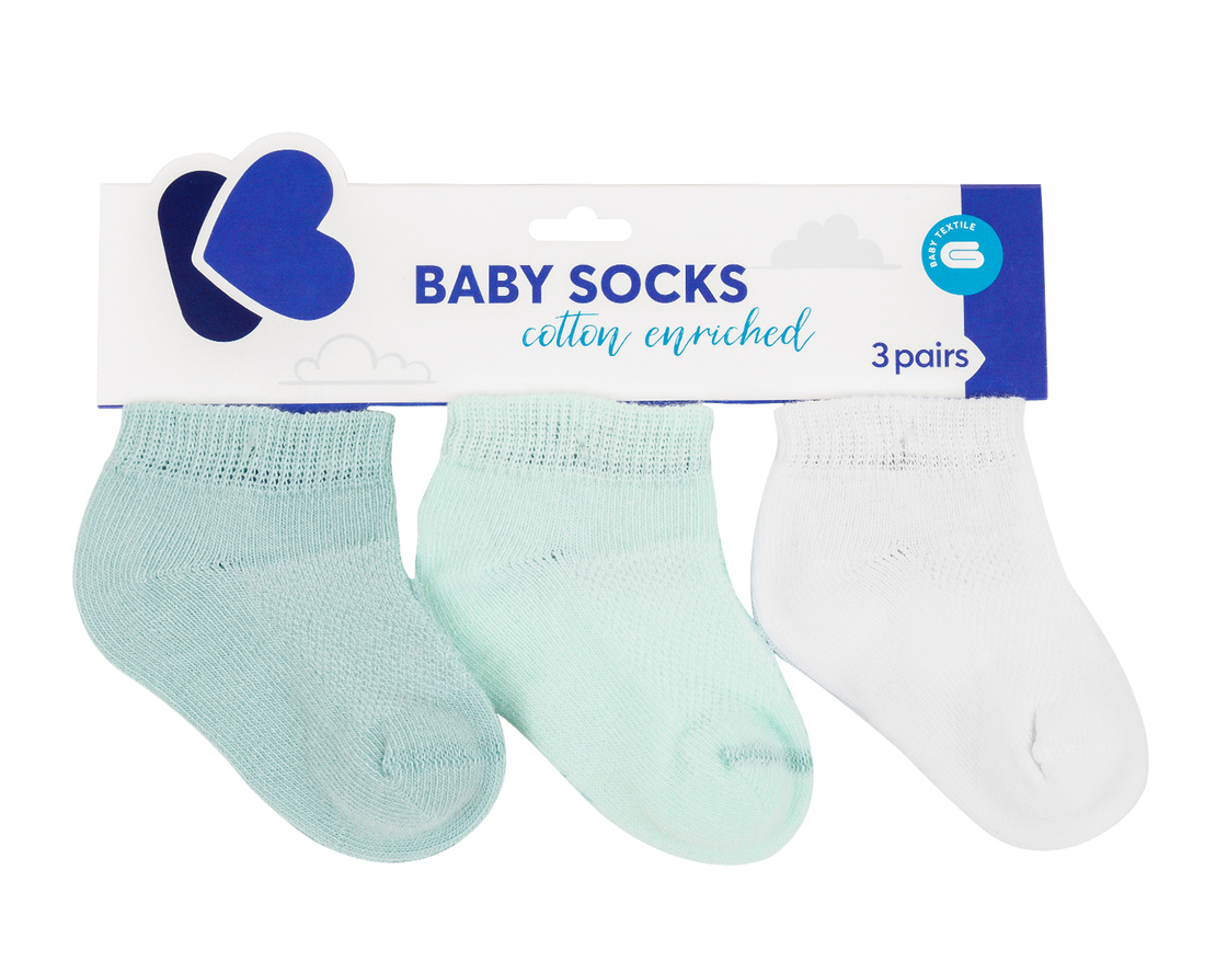 KikkaBoo Бебешки летни чорапи Mint 1-2г