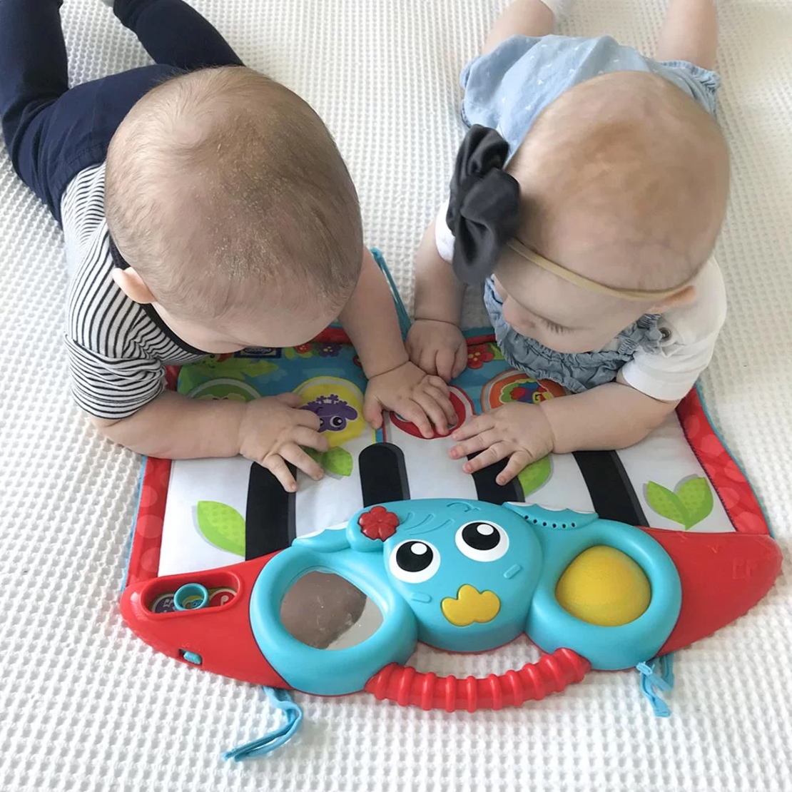 PLAYGRO 4-В-1 МУЗИКАЛНО ПИАНО ЗА РЪЦЕ/КРАЧЕТА СЪС СВЕТЛИНИ 0М+