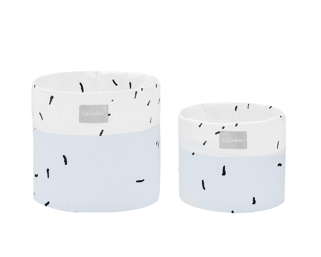 Комплект кош за аксесоари 2 бр - 22см и 18см Bear with me Blue