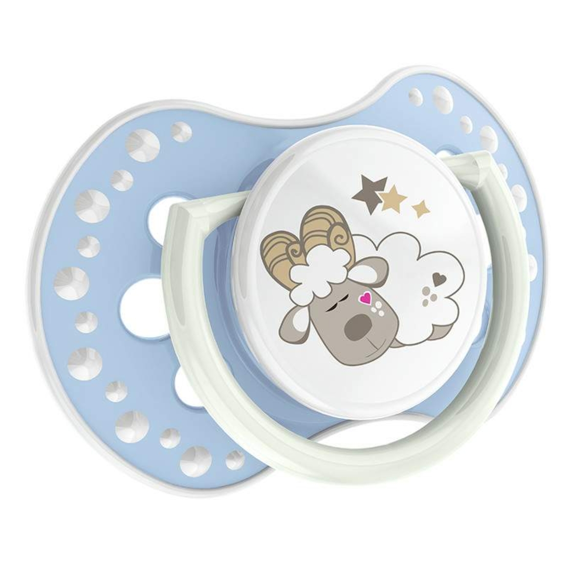 Силиконова залъгалка 2 бр Day and Night 0-3 м 2 бр