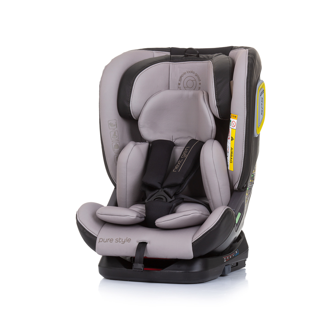 Chipolino  Столче за кола 360 I-size ISOFIX 40-150 NEXT GEN Пясък