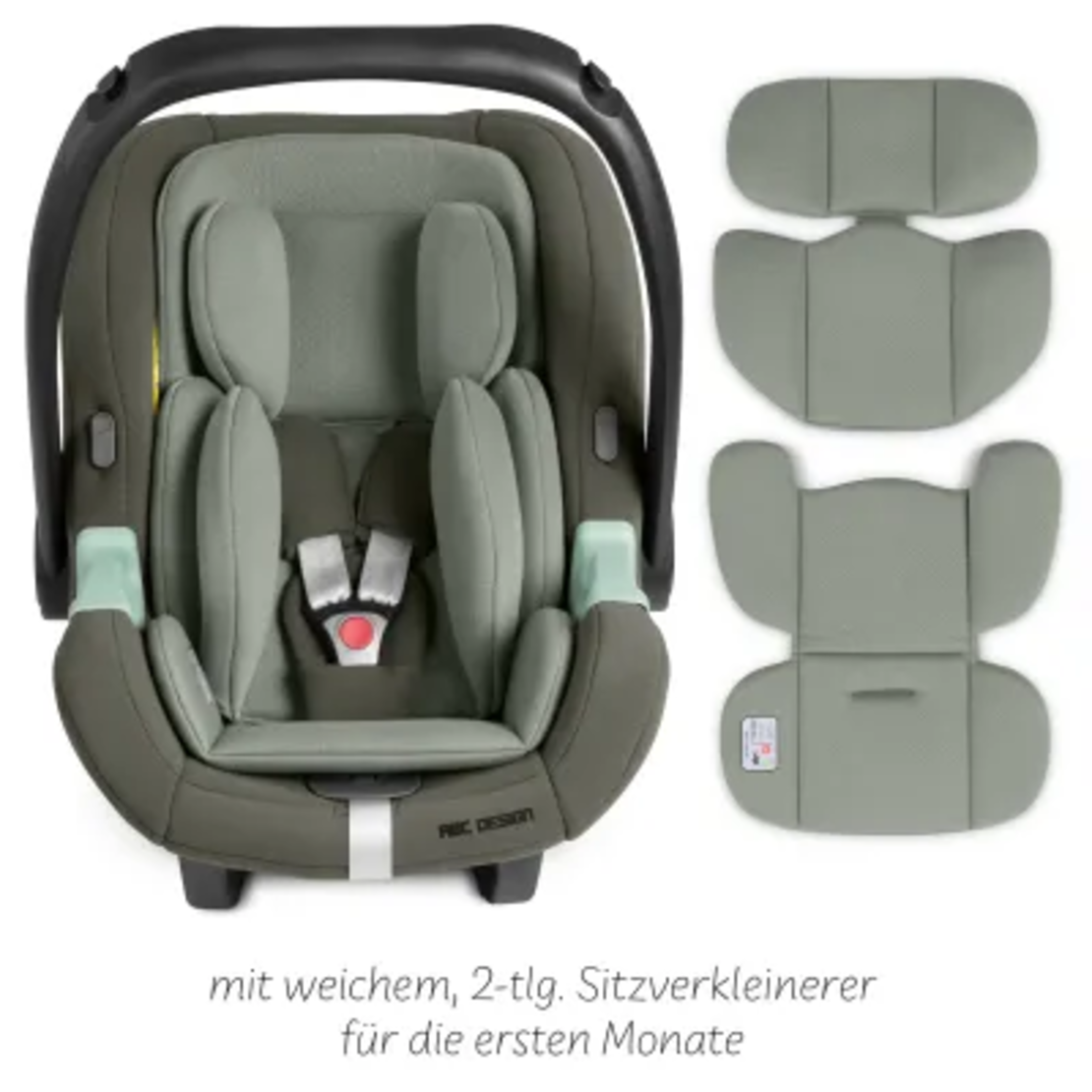 ABC Design Infant Car Seat Tulip i-Size for Newborn Babys Кош за Новородено Sage