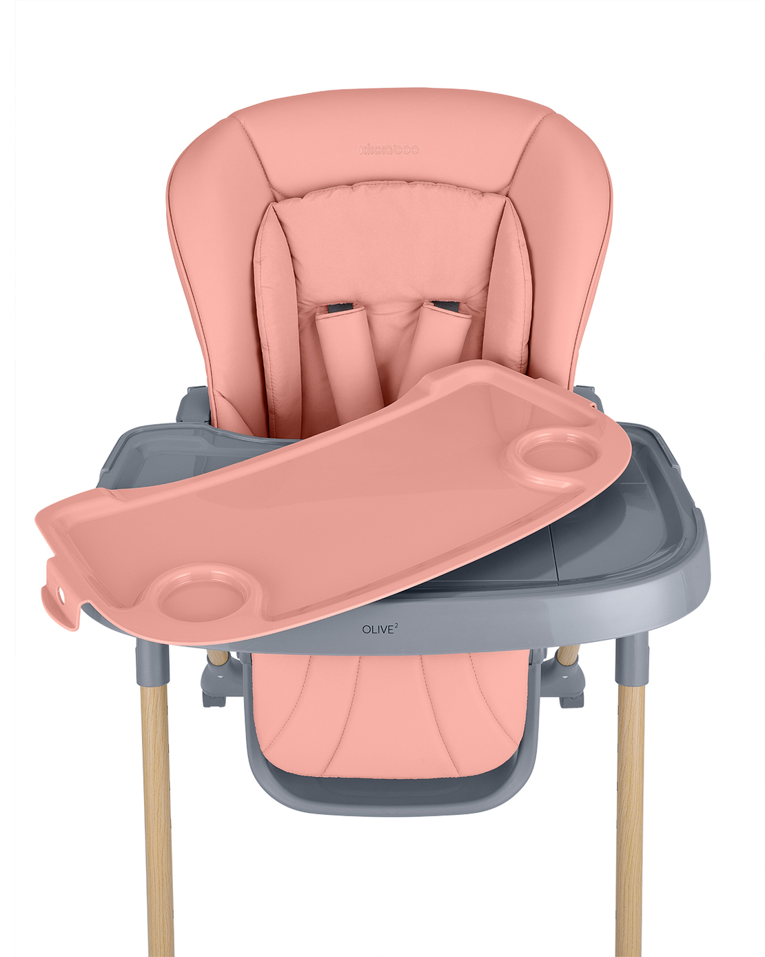 KikkaBoo Стол за Храненe Olive 2 Pink