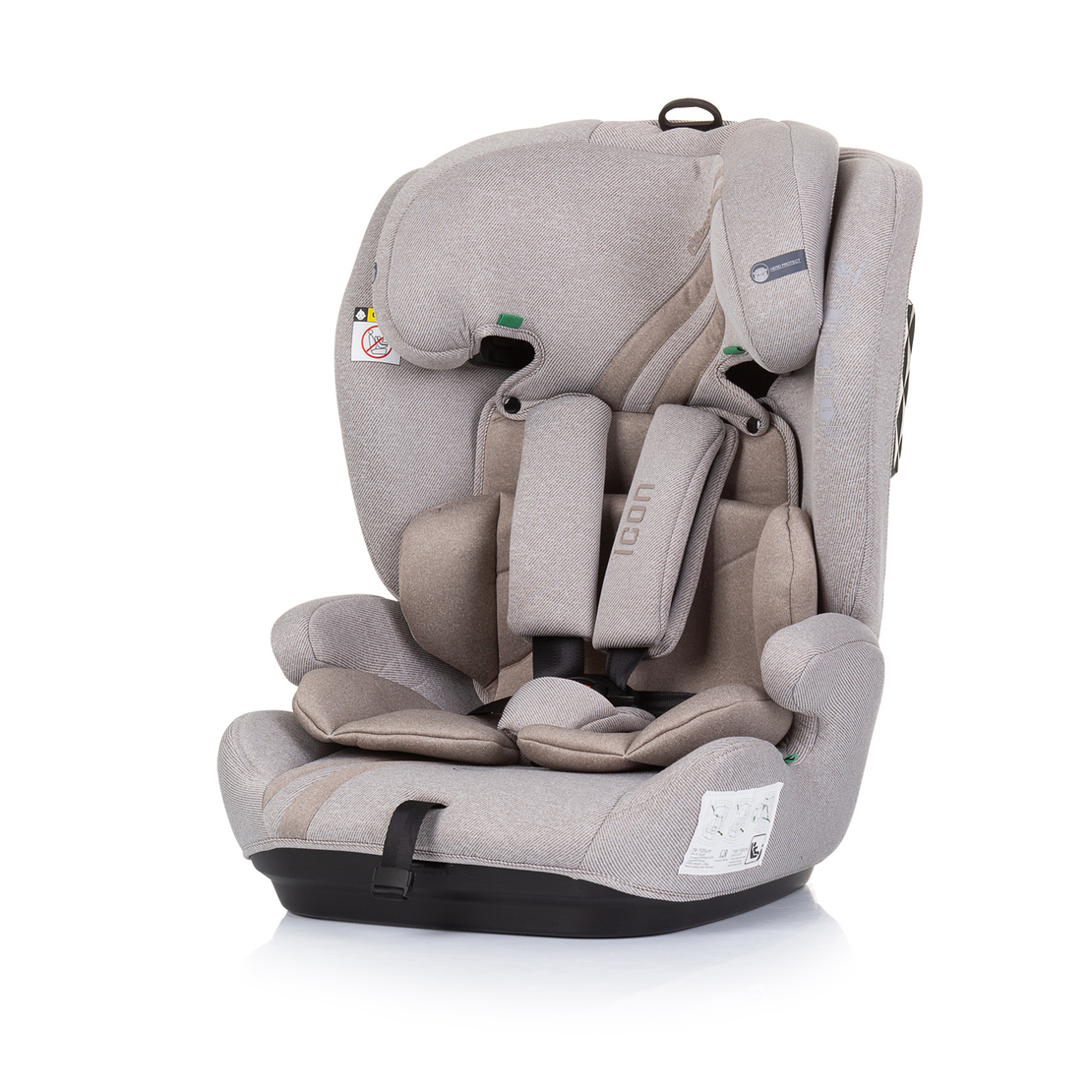 Chipolino Столче за кола I-size 76-150 cm ICON Макадамия