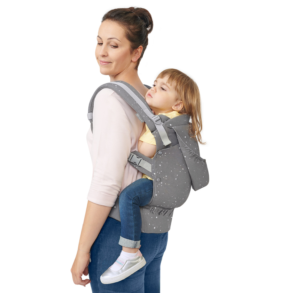  Ергономична раница KinderKraft HUGGY, Звездички 