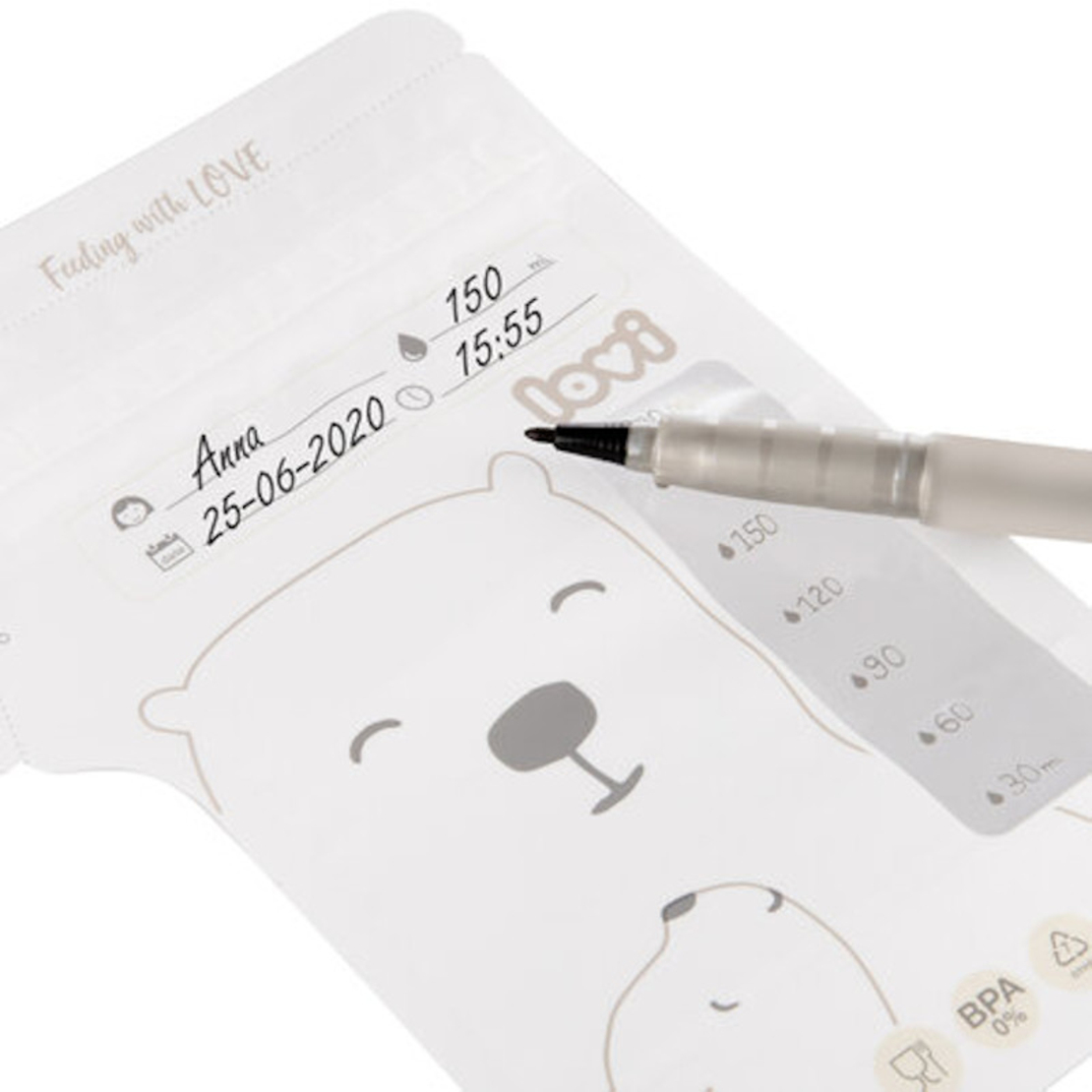 Пликчета за съхранение на кърма