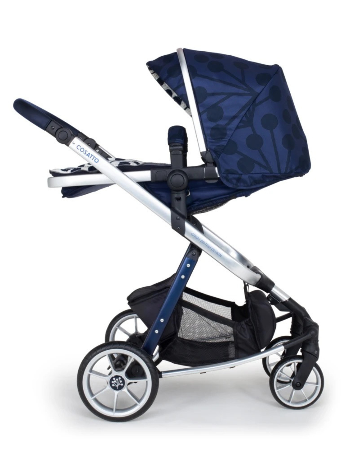Промопакет Cosatto Giggle Quad Lunaria Ink 3в1 + i-Size база и чувалче за крака