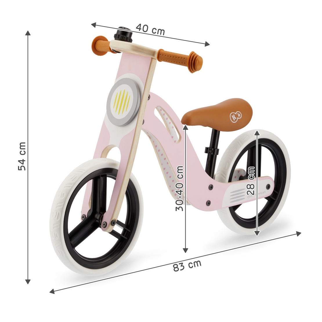  Колело за баланс KinderKraft UNIQ Pink 