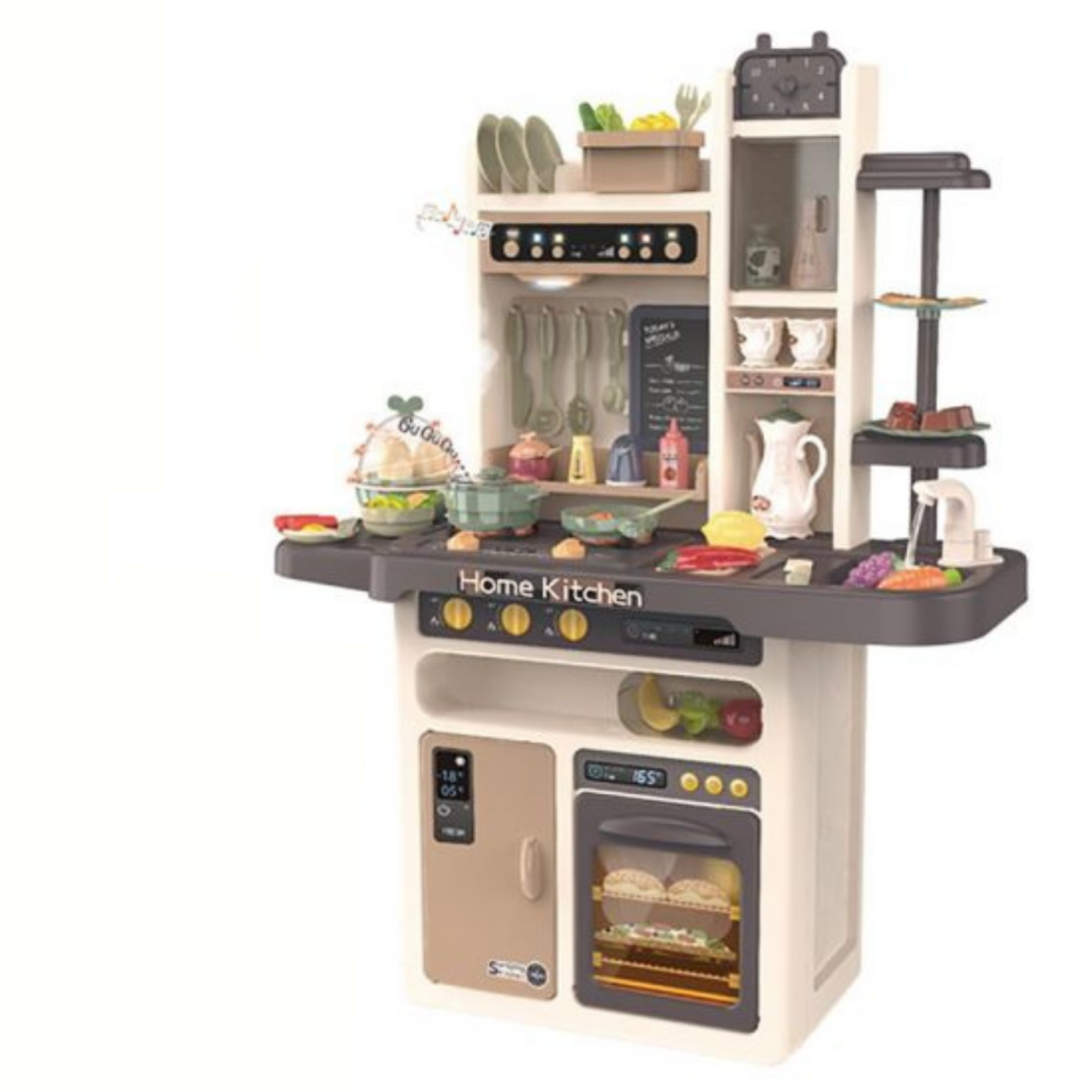 Детска кухня Buba Modern Kitchen, 65 части, 889-211, сива 