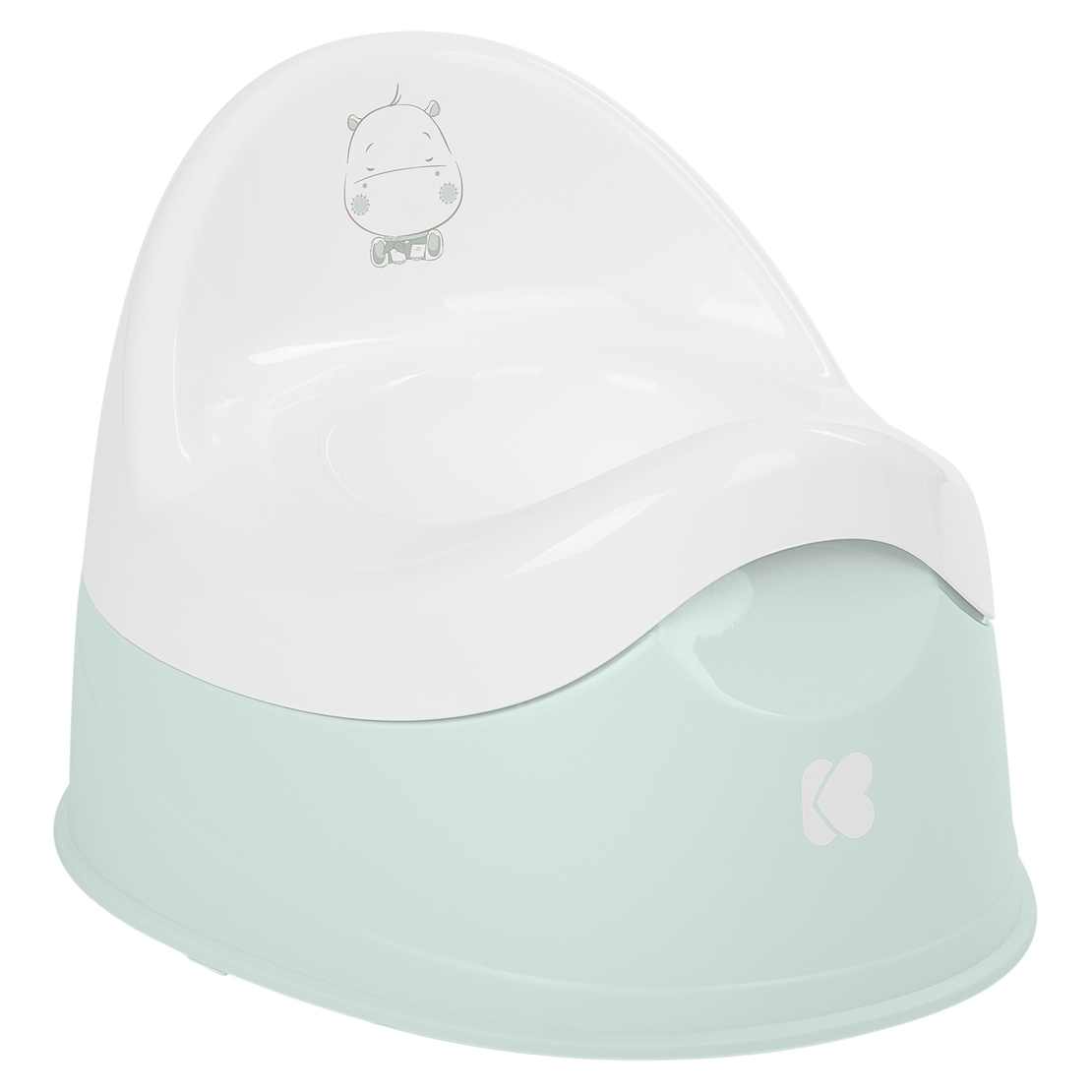 KikkaBoo Гърне с Отстраняваща се Седалка Hippo Mint