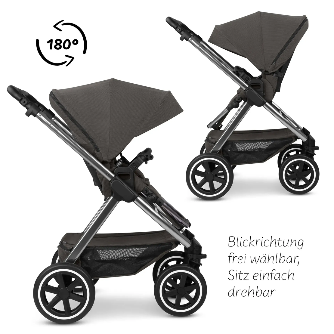 ABC Design Samba 2 Almond Комбинирана Детска Количка 2 в 1