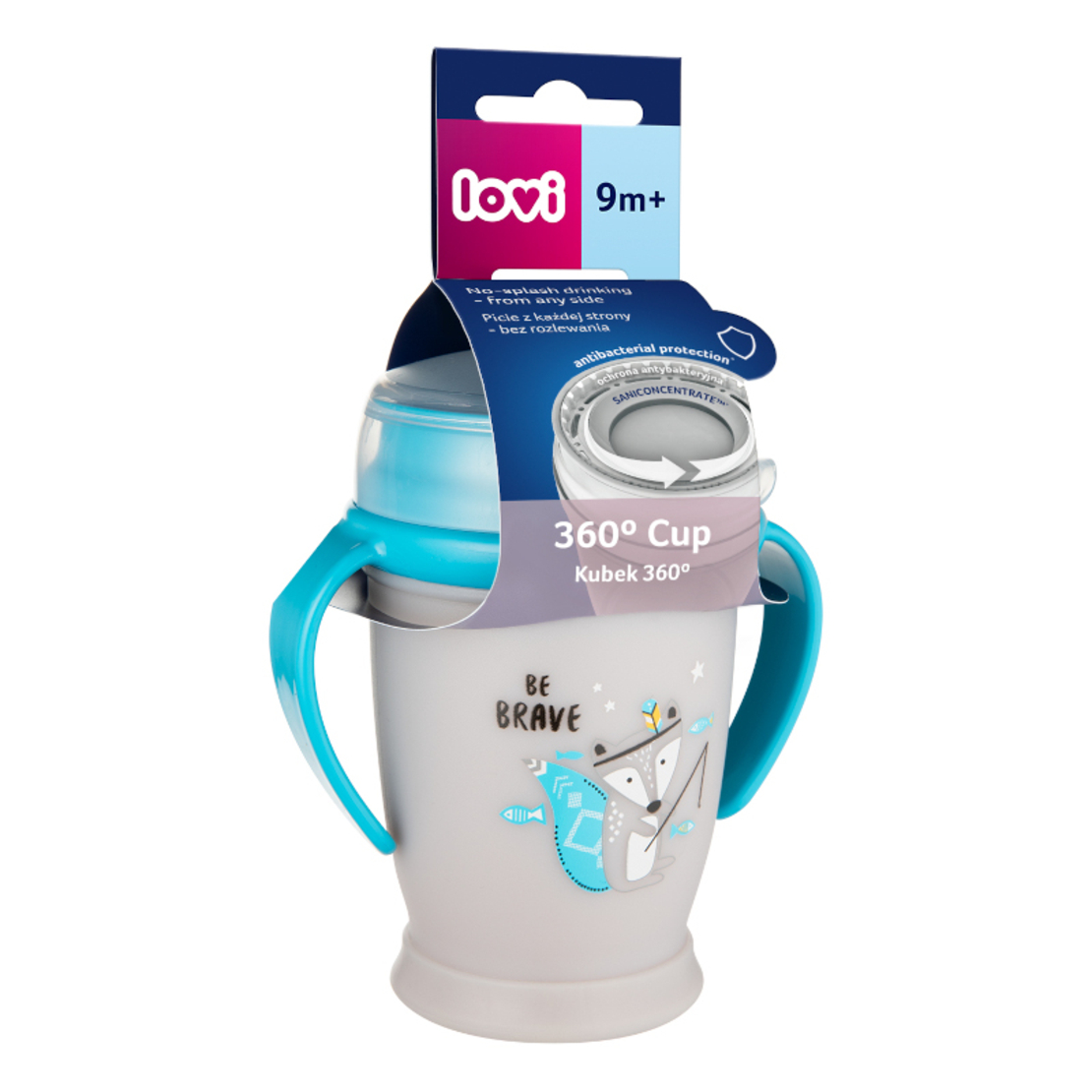 Чаша с дръжки 360 градуса JUNIOR Indian Summer Boy 250 мл 12м+