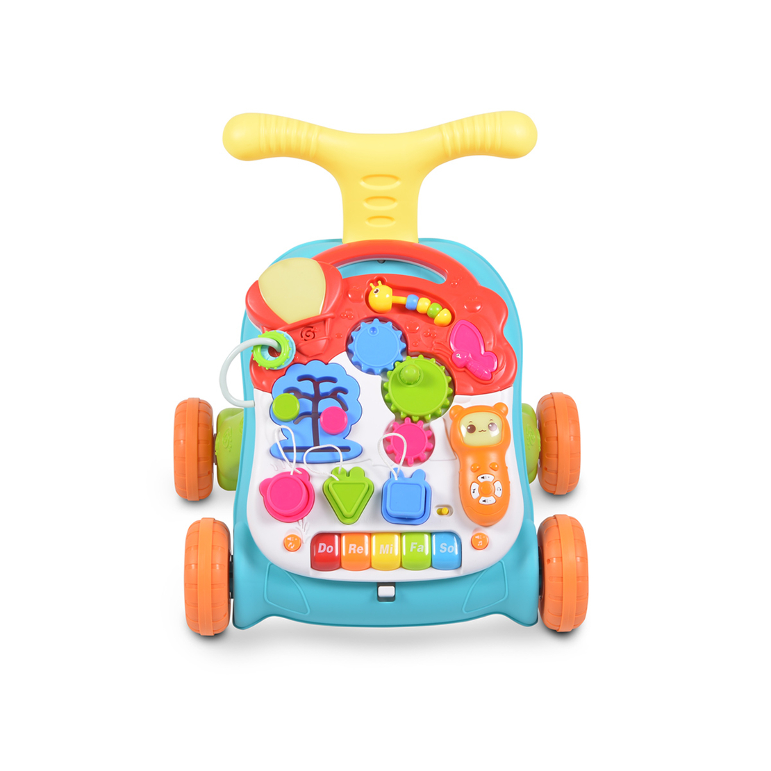 Moni Играчка за Прохождане Walker 2 в 1  Оранжева