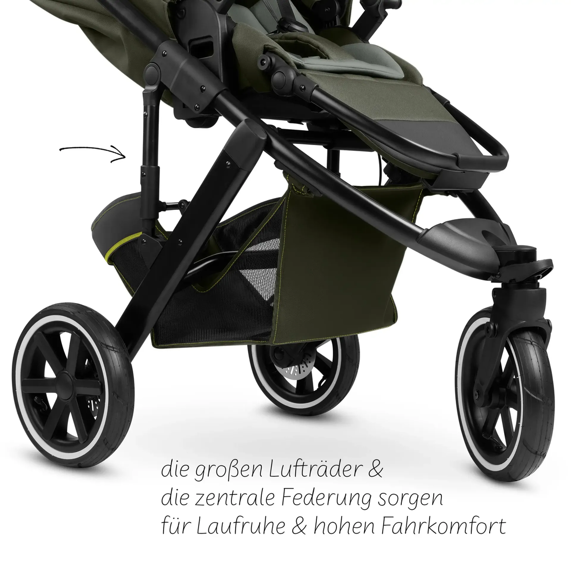 ABC Design Running Stroller Salsa 5 Run Avocado Комбинирана Спортна Детска Количка