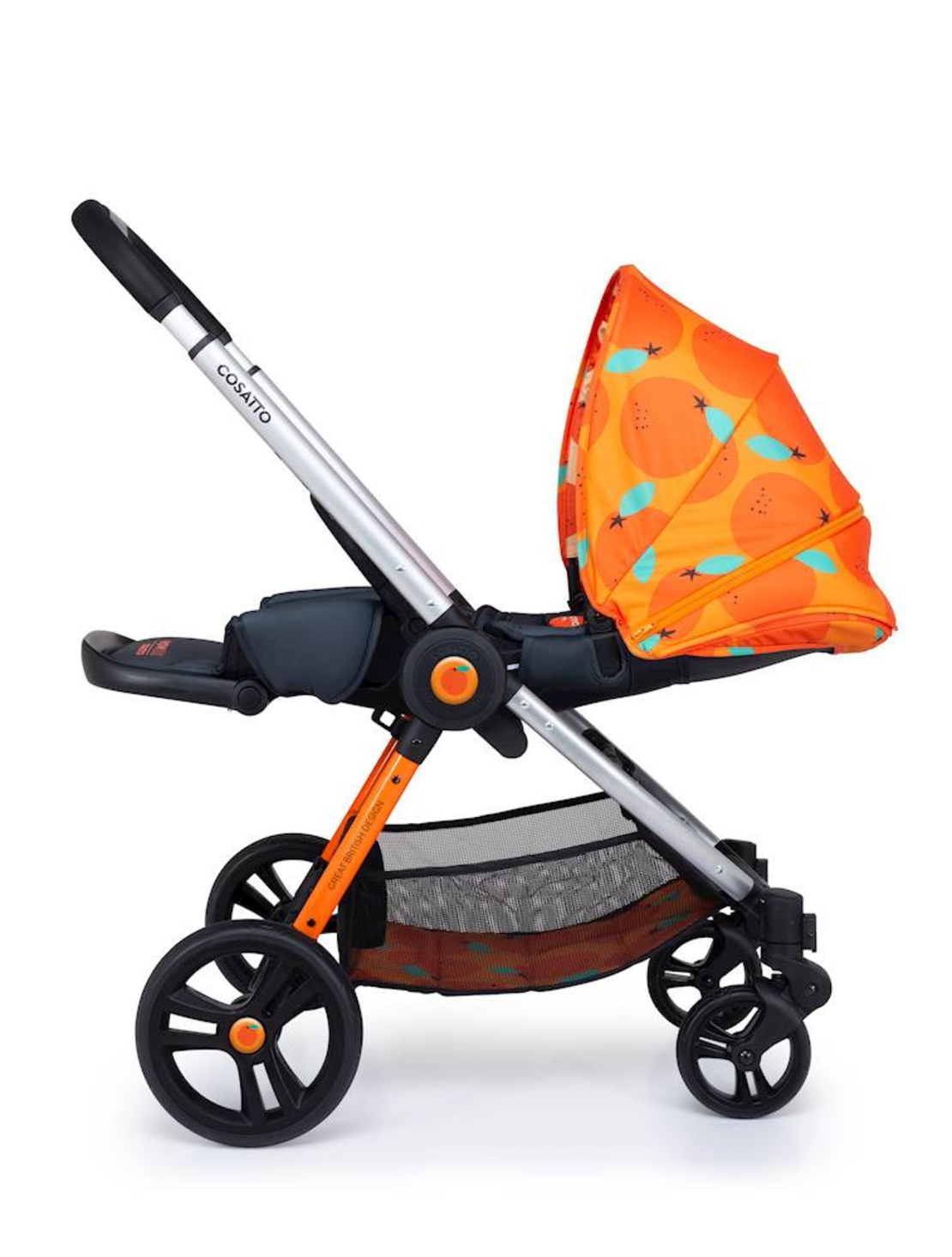 Бебешка количка 2в1 Cosatto CT4520B WOWEE So Orangey + чанта