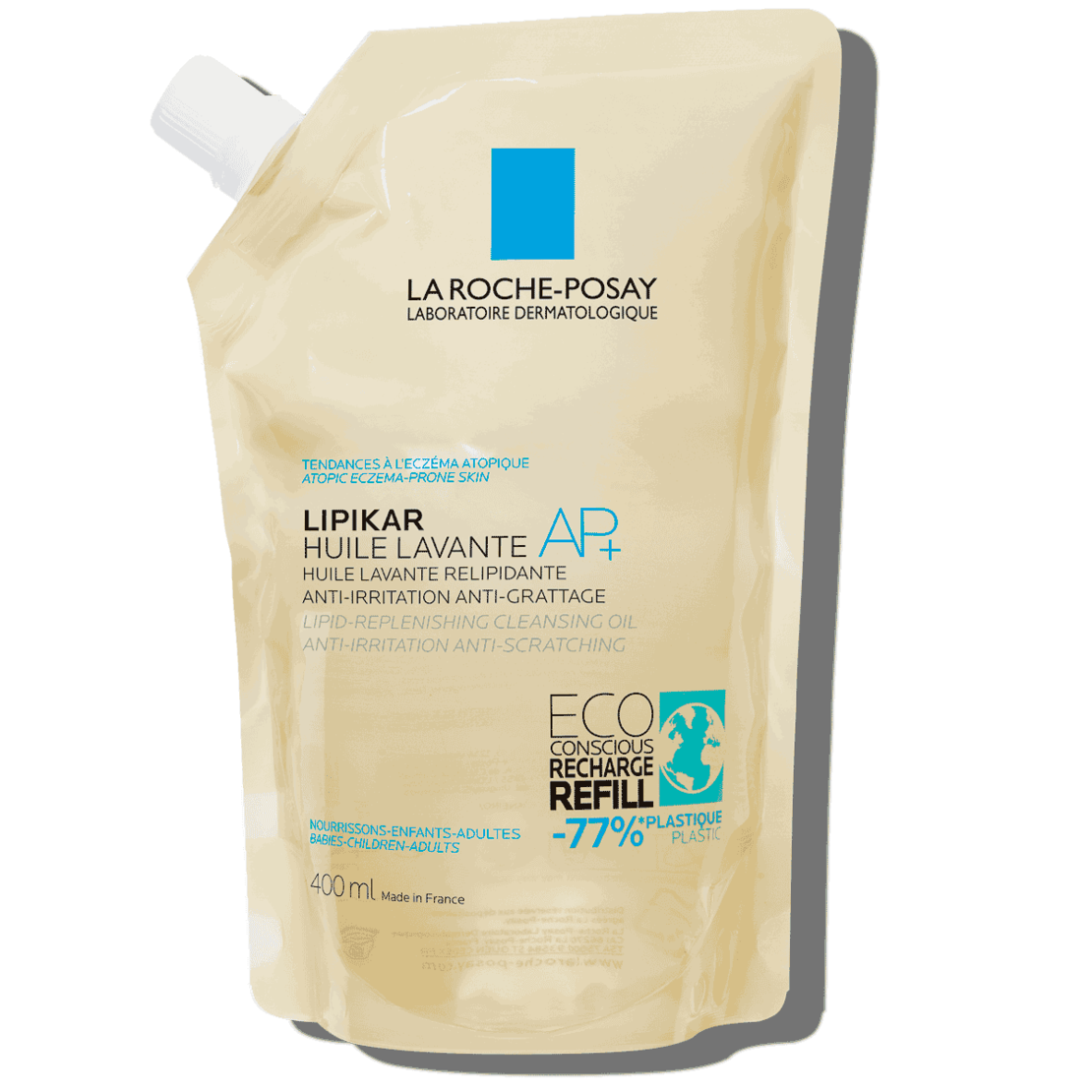 La Roche-Posay Lipikar Huile Lavante AP+ Измиващо Олио 400мл Опаковка за Пълнене
