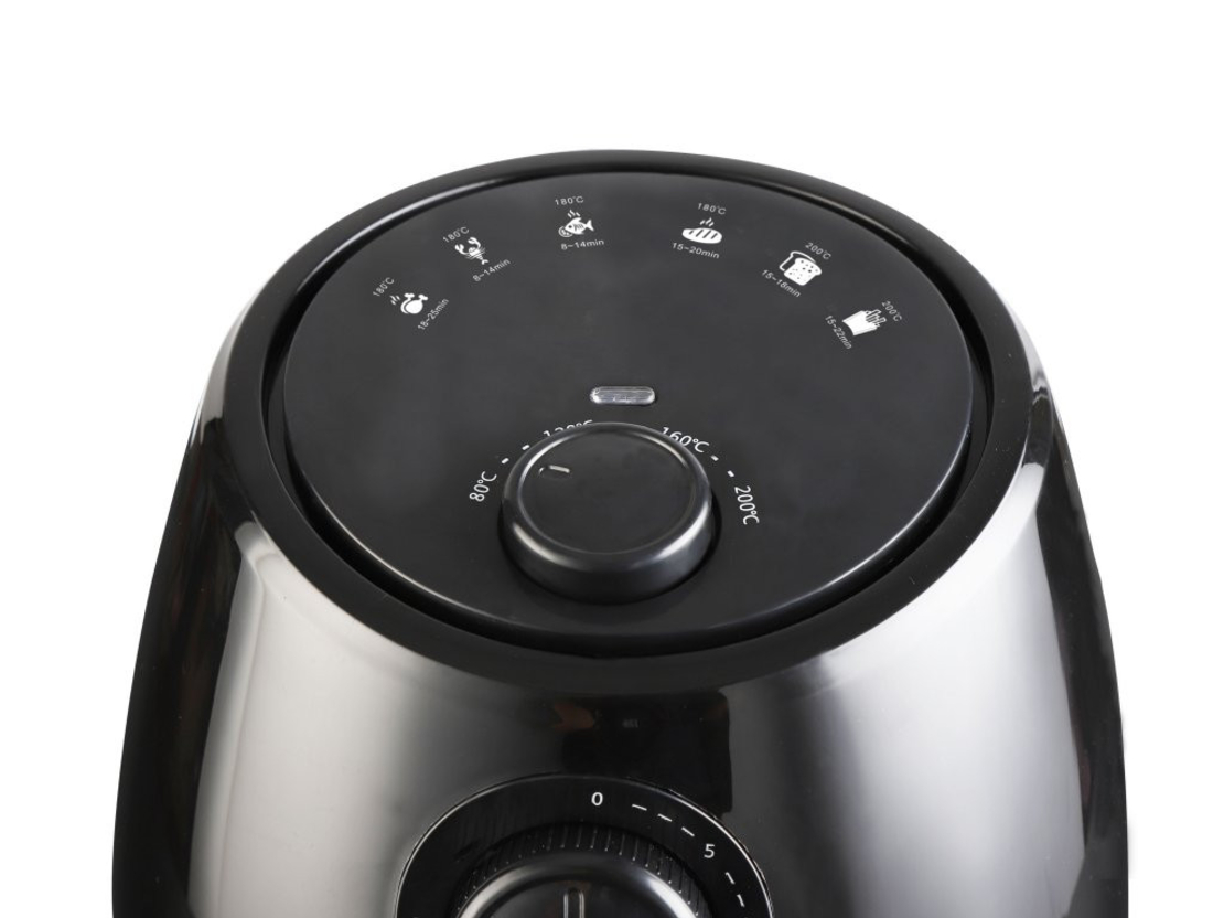  Фритюрник Beper Air Fryer 2 л, черен 