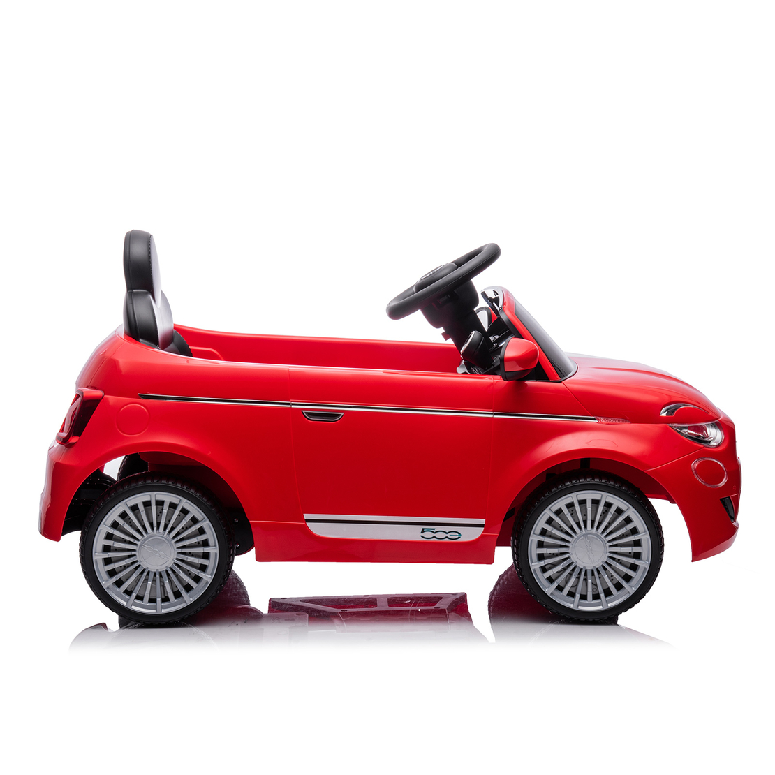 Chipolino Електрическа кола FIAT 500 Червена