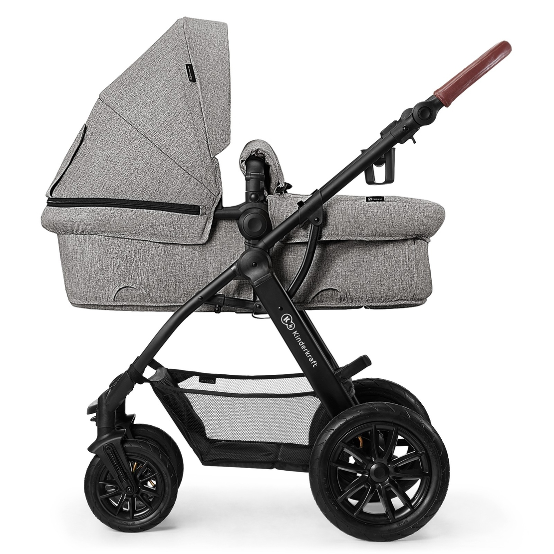  Количка KinderKraft Xmoov, 3в1, Сива 