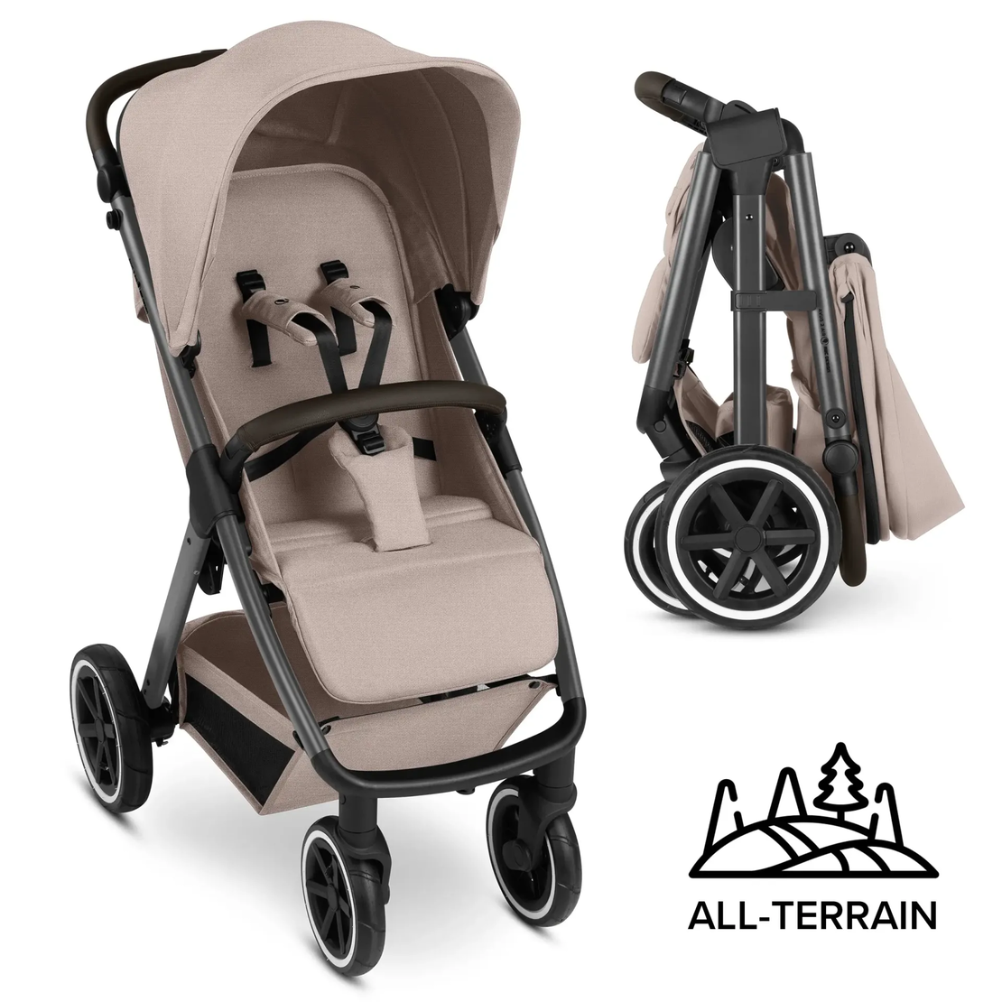 ABC Design Avus 2 Air Camel Air Tires Комбинирана Детска Количка