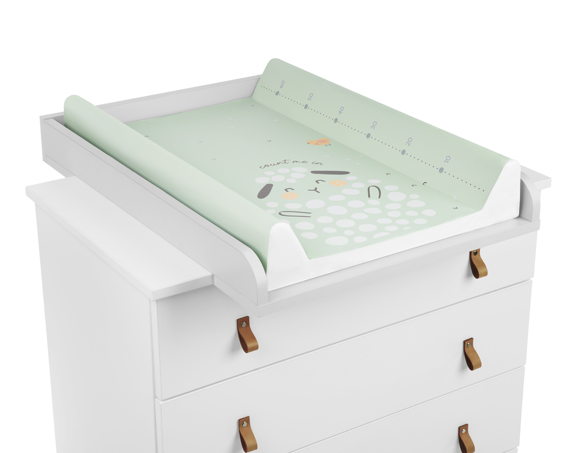 KikkaBoo Мека PVC Подложка за Повиване 70х50см Sleepy Sheep