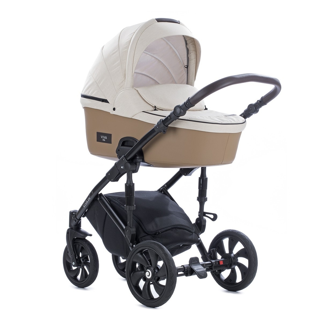 Tutis Viva 4 Smoke Grey  077 Комбинирана Детска Количка 2 в 1