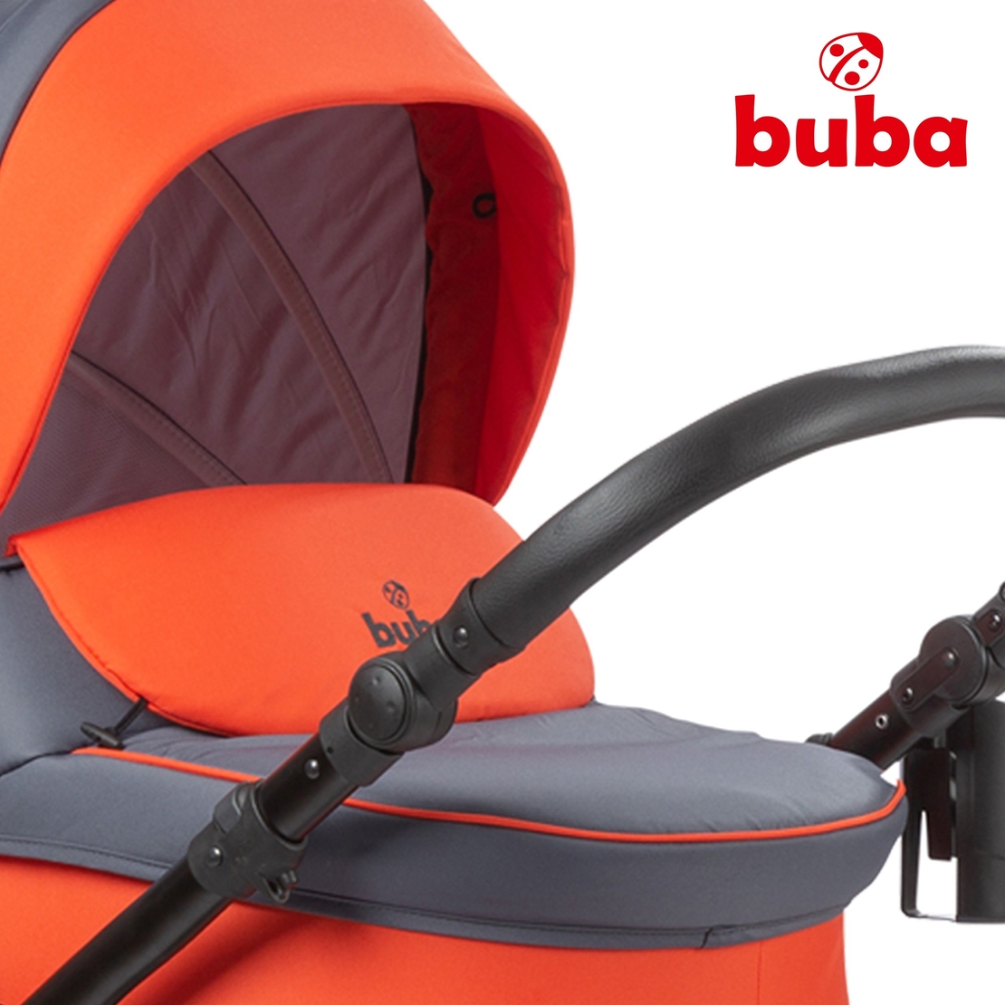  Бебешка количка 3в1 Buba Bella 713, Pewter-Orange 