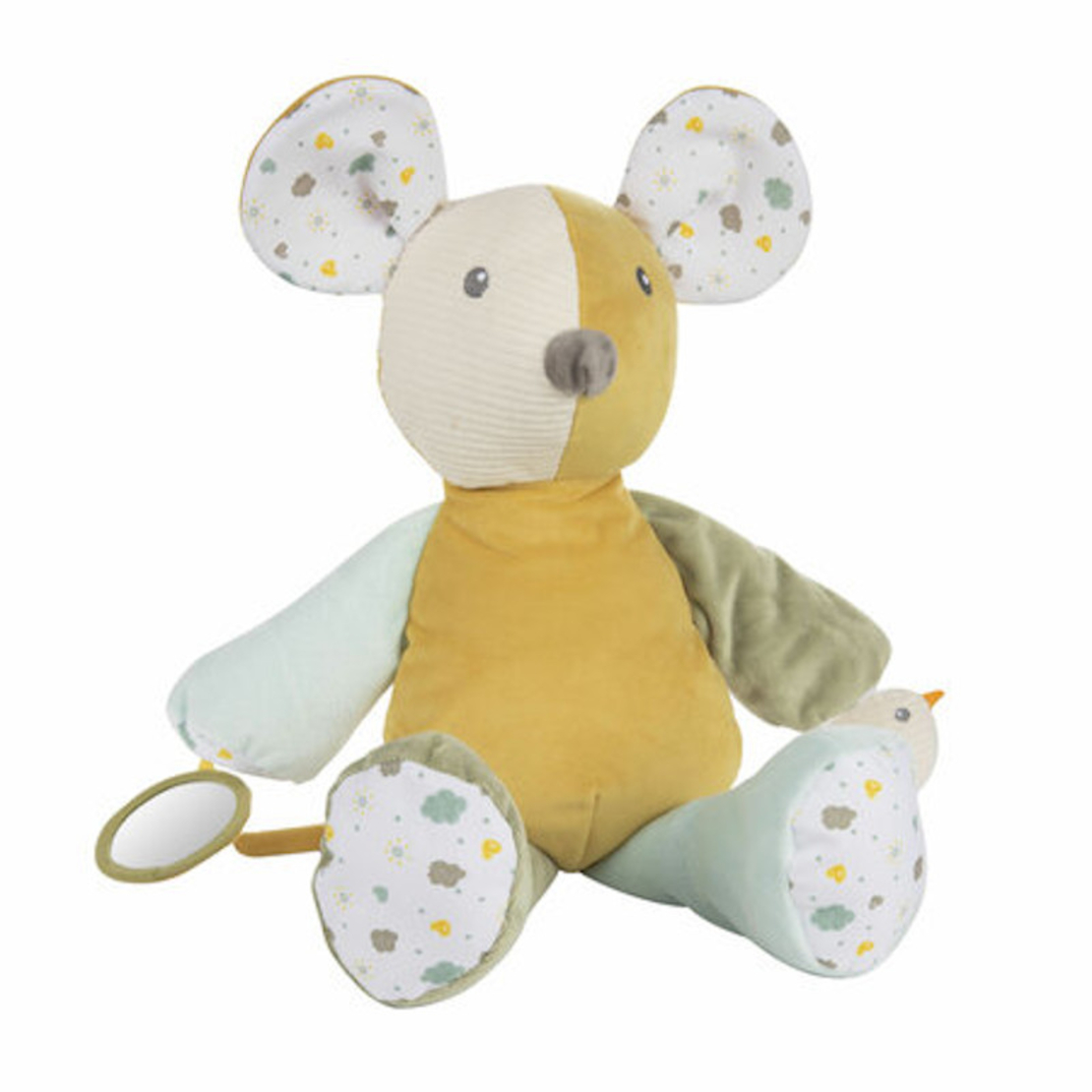 Мека играчка с дрънкалка MOUSE