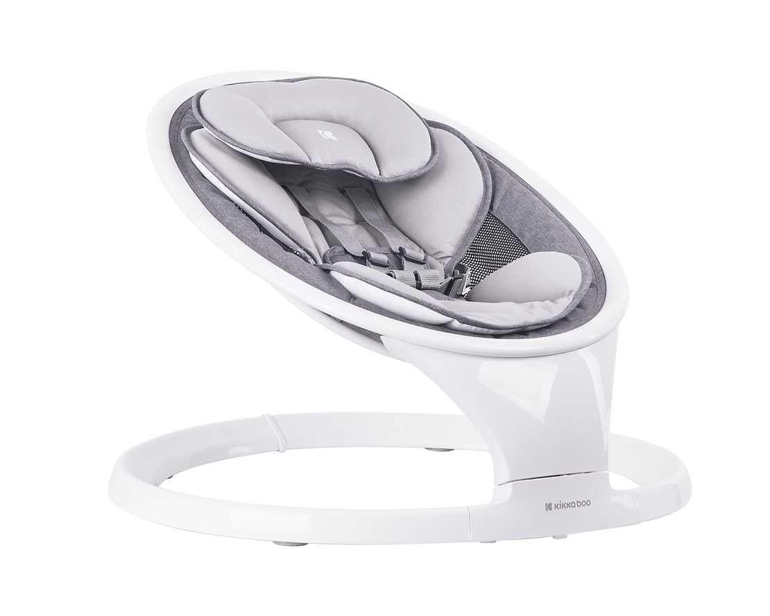 KikkaBoo Електрическа люлка Cuddle Me Light Grey