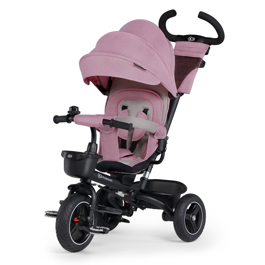  Триколка Kinderkraft SPINSTEP, розова 