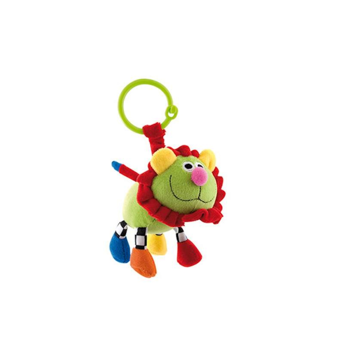 Мека играчка с дрънкалка Crazy animals
