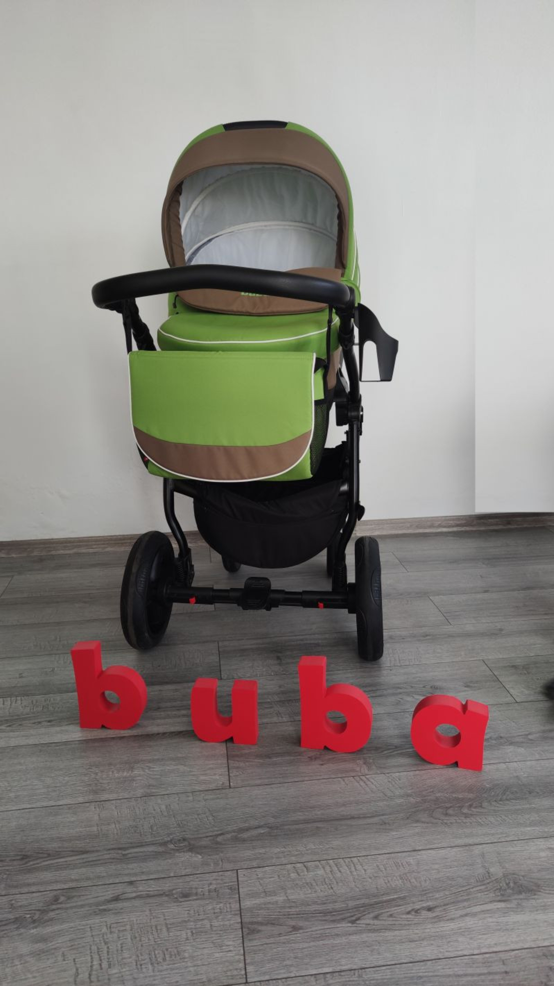  Бебешка количка 3в1 Buba Bella, Green нарушена опаковка 