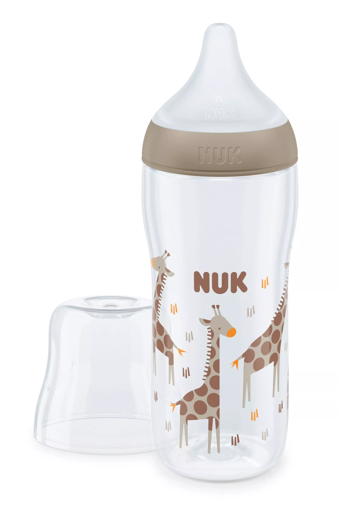 NUK Perfect Match Шише РР 360мл със Силиконов Биберон U 6+месеца Жираф