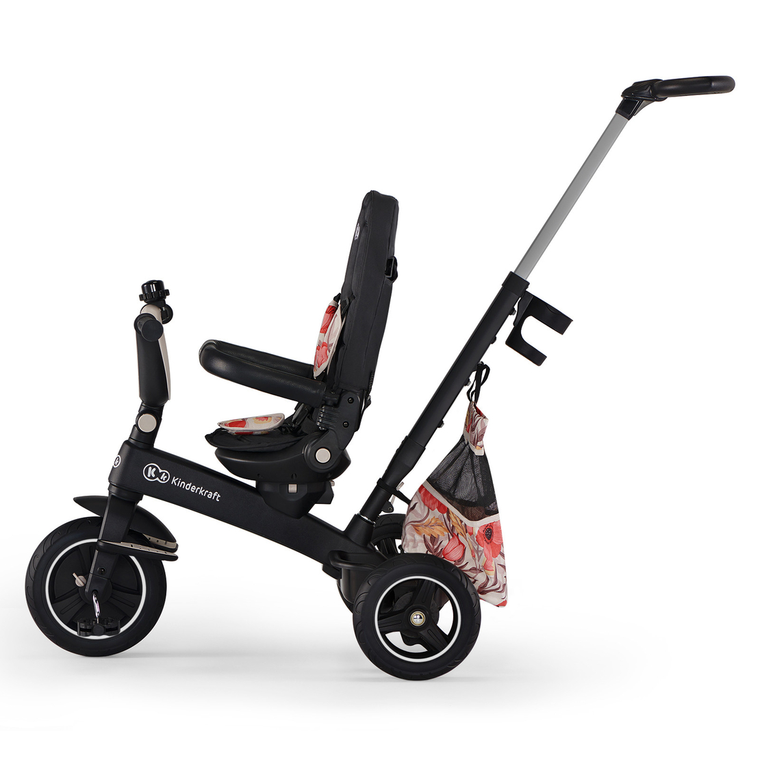  Триколка KinderKraft EASYTWIST, Бежова/птици 
