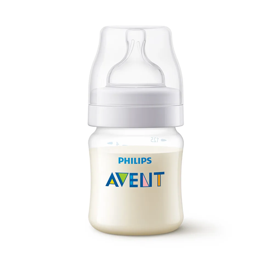 Philips Avent SCY100/01 Шише за Хранене Anti-Colic 125 мл с Биберон със Сила на Потока 1 от 0м+