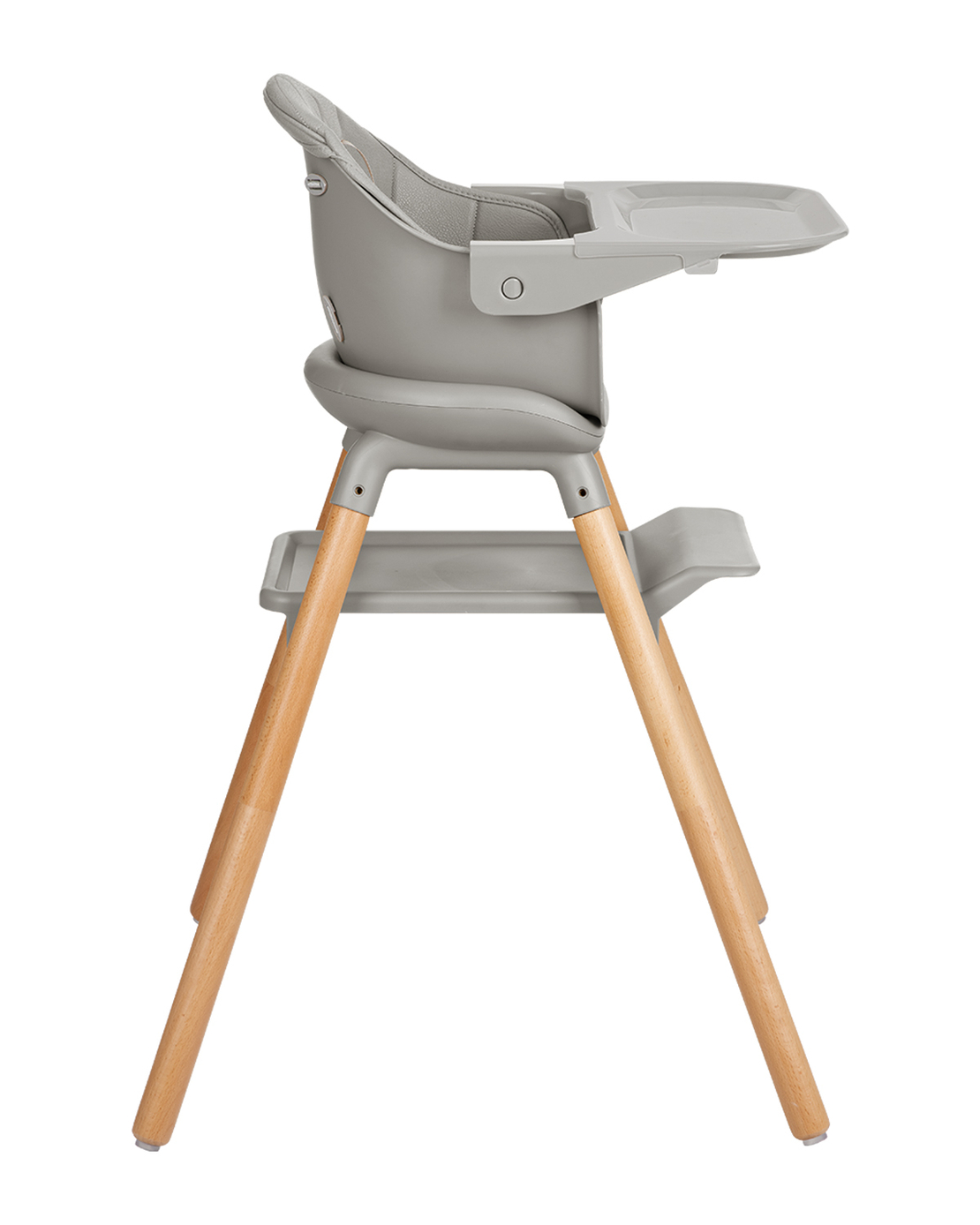 KikkaBoo Стол за Хранене 6в1 Woody Grey 2024