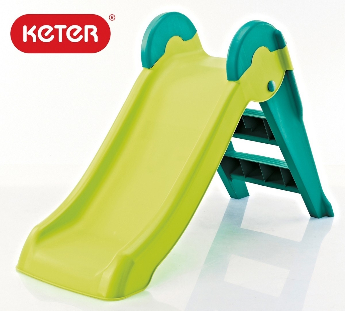  Детска пързалка Keter Boogie Slide, Зелена/Синя 