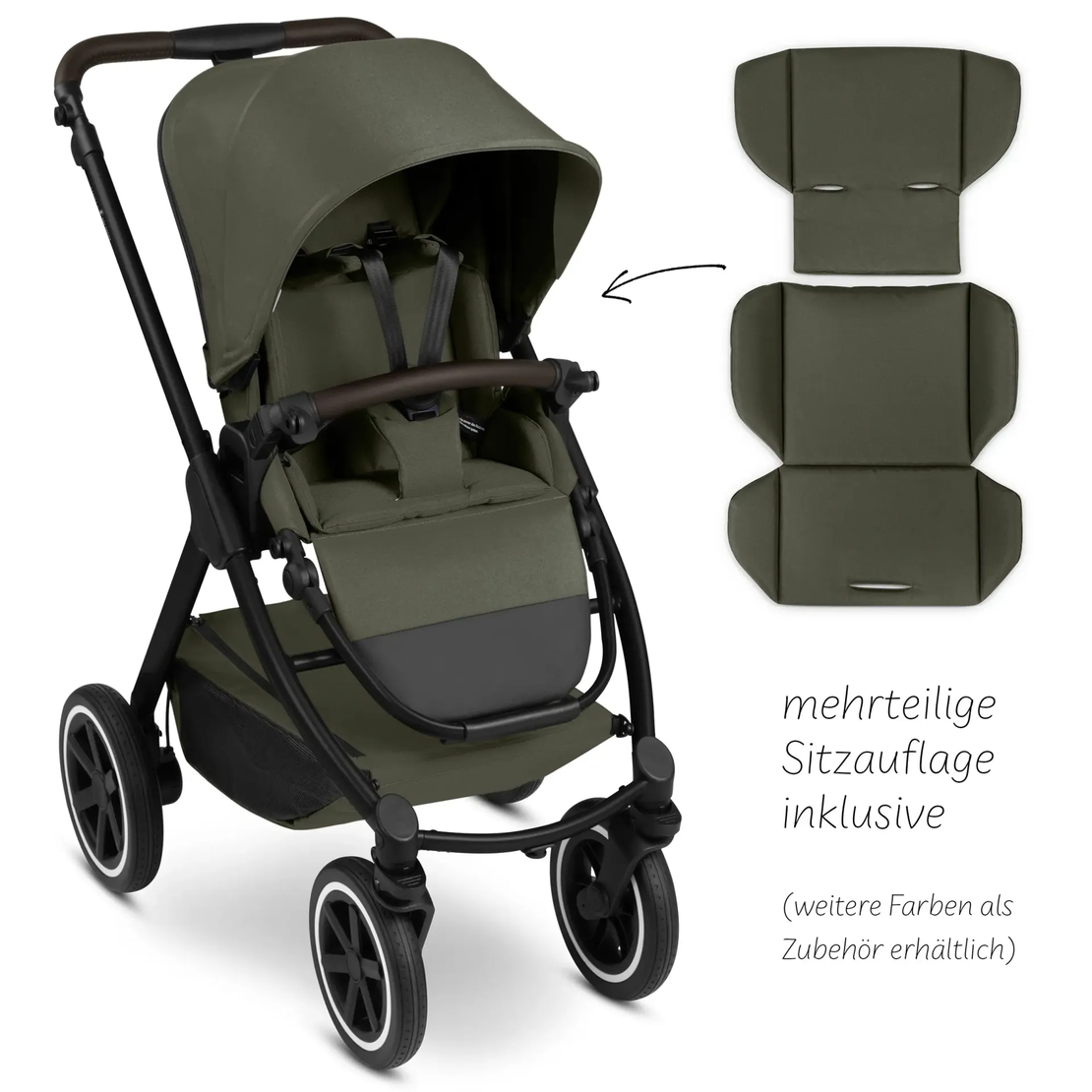 ABC Design Samba 2 Avocado Комбинирана Детска Количка 2 в 1