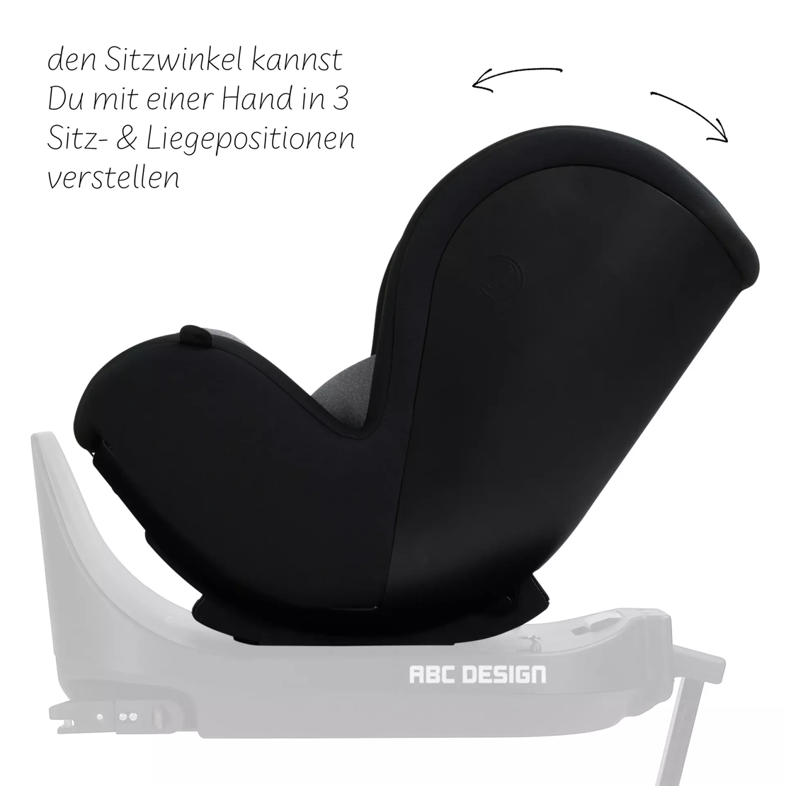 ABC Design Reboard Car Seat Lily i-Size 0 - 4 years Кош за Новородено Graphite