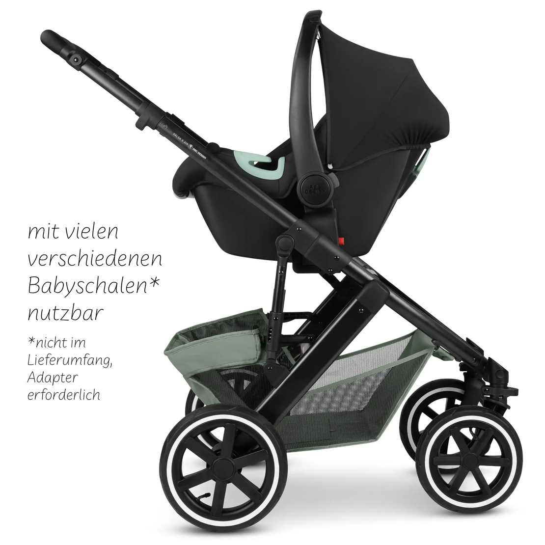 ABC Design Salsa 5 Air Pine Комбинирана Детска Количка 2 в 1