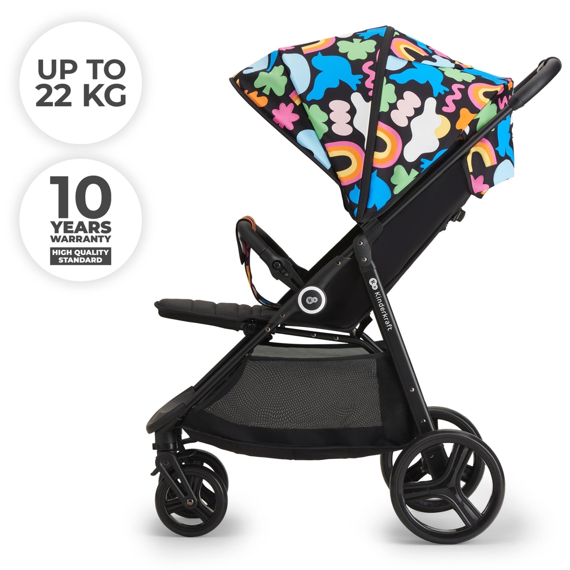 Kinderkraft Grande Plus Детска Количка Happy Shapes