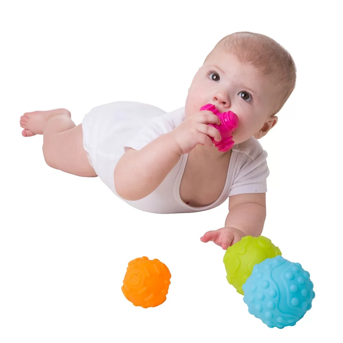 PLAYGRO ТАКТИЛНИ РЕЛЕФНИ ТОПКИ (4БР./ОП.) 6М+