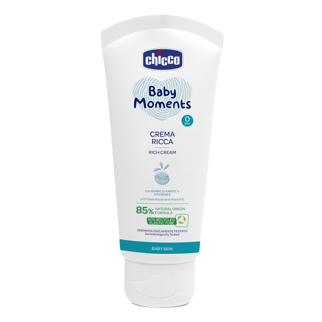 CHICCO Подхранващ крем Baby Moments 0м+ 100 мл.