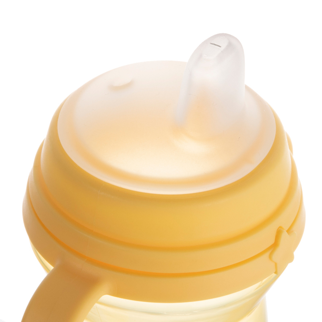 Чаша със сламка 250 мл yellow