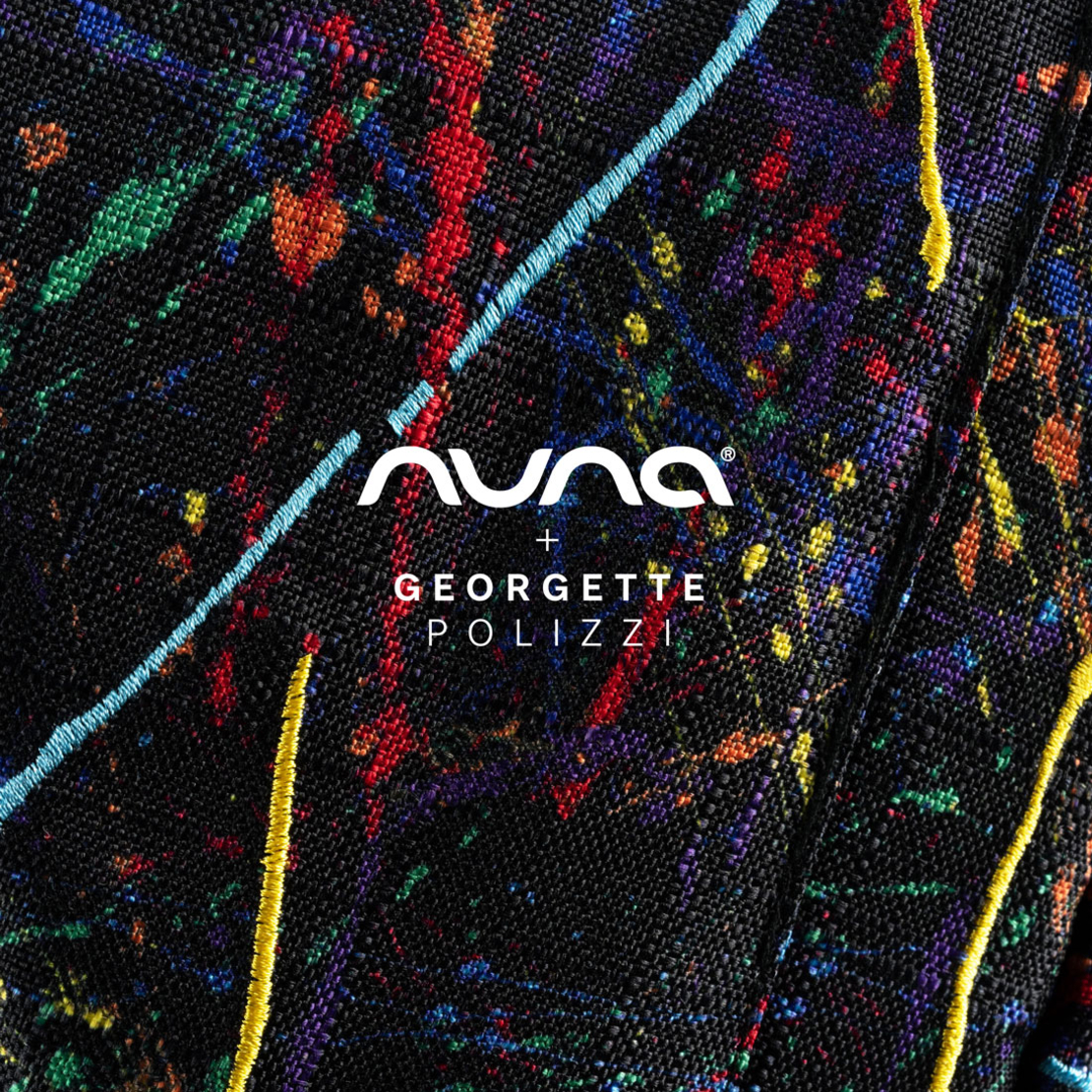 Nuna CARI Next Rainbow Кош за Новородено с Опция за Столче за Кола