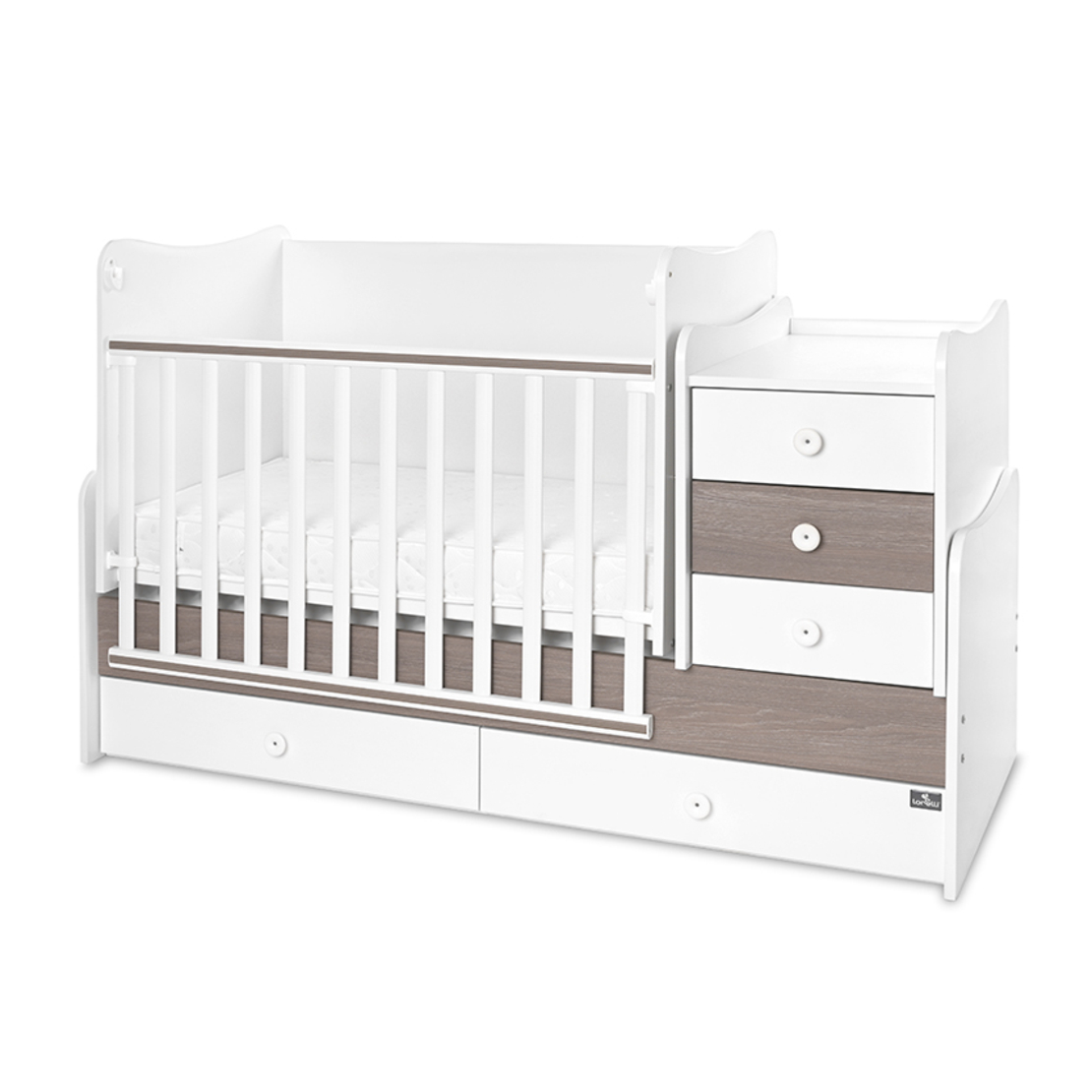 LORELLI ЛЕГЛО MAXI PLUS NEW 70/160 ЦВЯТ БЯЛО И КАФЕ