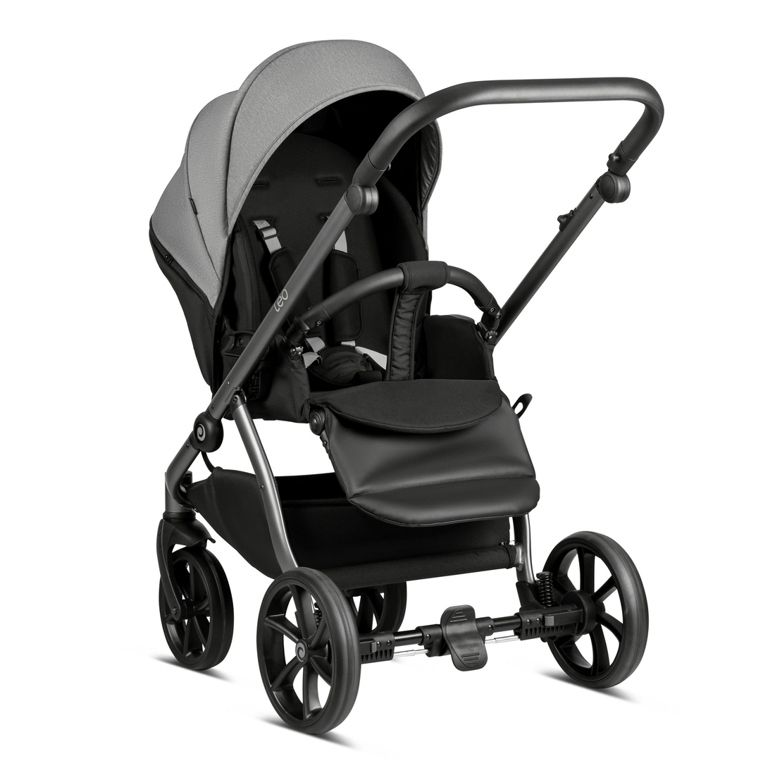 Tutis LEO Grey 108 Комбинирана Детска Количка 2 в 1