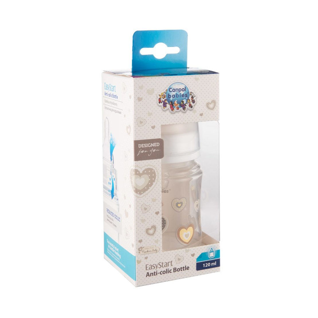 Антиколик шише с широко гърло Easy Start, Newborn Baby 120 мл
