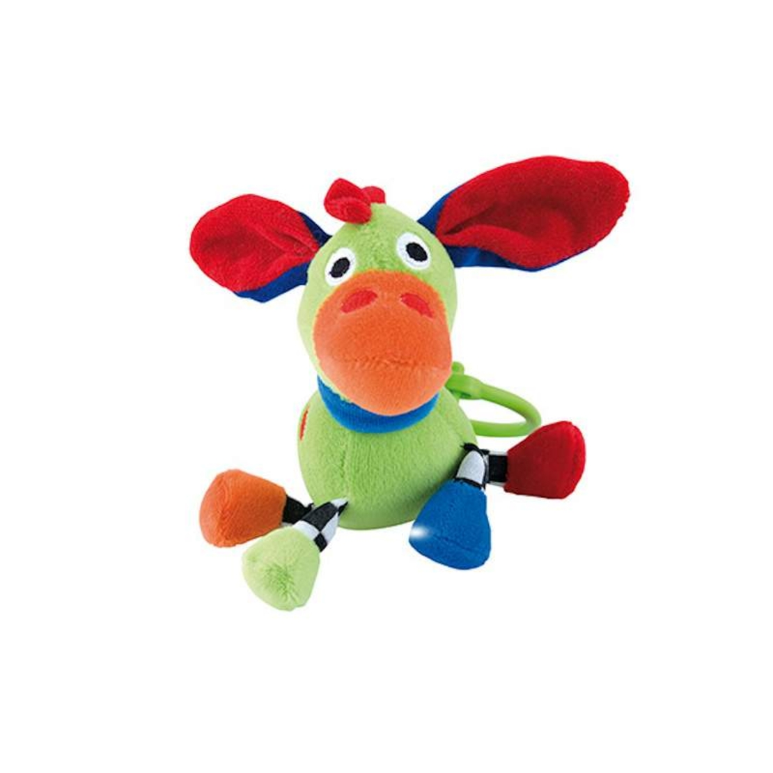 Мека играчка с дрънкалка Crazy animals