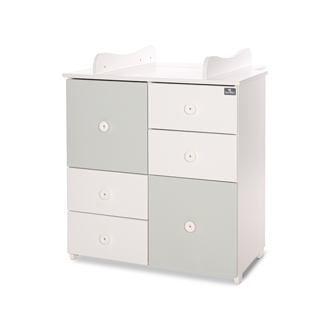 LORELLI CUPBOARD COLOR WHITE/MILKY GREEN NEW